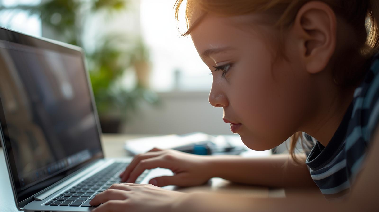 Students engaged in online learning with Coolingmaster